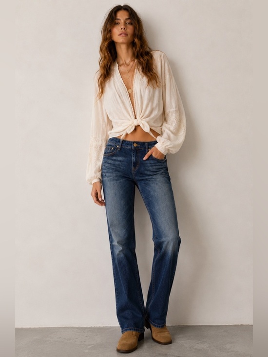 Kut from the Kloth Denim - KUT from the Kloth Boyfriend Jeans Medium Wash Stretch Denim Size 8